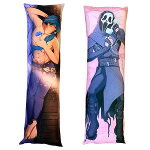 Dakimakura — oreiller traversin personnalisé, coussin traversin et canapé, matière à 2 voies, animé, - Product Image 4