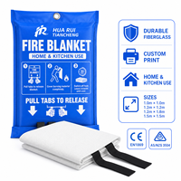 Couverture anti-feu pour la maison et la cuisine, couverture de sécurité en fibre de verre haute température pour la vente en gros, la vente au détail et la distribution