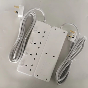 Prise de câble d'extension britannique 4WAY OEM personnalisé <span class=keywords><strong>prix</strong></span> usine multiprise - Product Image 1