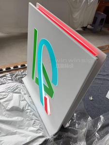 Letrero Luminoso de Doble Cara con Forma Personalizada, <span class=keywords><strong>5</strong></span> Unidades, con Cadena para Colgar, Señalización Visible de Primera Calidad de Fábrica - Product Image 1