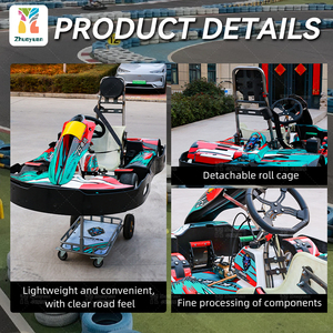 Zhuoyuan 2025 Nuevo diseño de alquiler Go Carts Gas Powered para niños adultos Gasolina Kart Alquiler Go Karting Car para parque temático - Product Image 3