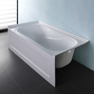 CUPC Usine Meilleur Prix Qualité 100% <span class=keywords><strong>Acrylique</strong></span> <span class=keywords><strong>Renforcé</strong></span> FRPt Alcôve/Jupe <span class=keywords><strong>Baignoire</strong></span> Moderne 1518x813x546mm (59 Salle De Bains - Product Image 2