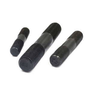 Bu lông thép đen oxit, ren metric UNC UNF, thanh ren, bu lông bánh xe tải, bu lông hai đầu, <span class=keywords><strong>DIN939</strong></span> - Product Image 3