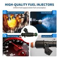 Inyector de Combustible Resistente al Desgaste y a la Corrosión 16600-53J00 para Nissan 300ZX, Conjunto de Inyector de Combustible para Motor