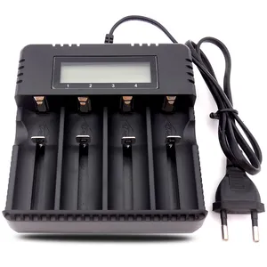 Universal Smart Charger 4.2V 18650 26650 14500 Battery Charger Smart Full Auto Stop Four Slot Battery Charger