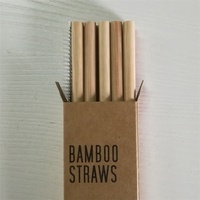 Lot de pailles réutilisables en bambou, logo personnalisé origine, pour Bar, accessoires pour boissons, Bar durable, pièces