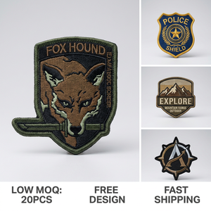 <span class=keywords><strong>Parches</strong></span> <span class=keywords><strong>Bordados</strong></span> <span class=keywords><strong>de</strong></span> <span class=keywords><strong>Diseño</strong></span> Personalizado, <span class=keywords><strong>Parches</strong></span> Tácticos Termoadhesivos/Velcro para Ropa y Chaquetas, Fabricante <span class=keywords><strong>de</strong></span> Insignias Bordadas en 3D con MOQ Bajo - Product Image 1