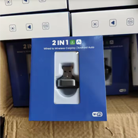 Adaptador Inalámbrico 2 en 1 para CarPlay y Android Auto, Plug & Play, Adaptador USB para CarPlay y Android