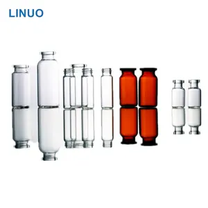 5ml 10ml 15ml 20ml 30ml Clear Amber Injection Tubular Glass Vials With Rubber Stopper