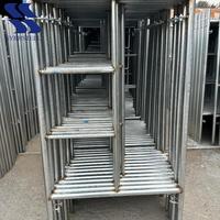 Material de Construcción Andamio Ligero Tipo H para Exteriores Sistema de Andamio Galvanizado Tipo H
