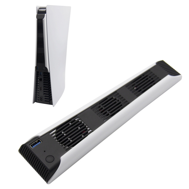 SYY New Game Console External Cooling Fan Stand for 5 for DE/UHD Expand Cooler Fan White
