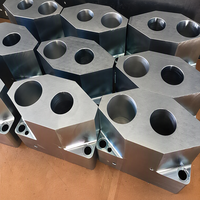 Bloc de collecteur de soupape hydraulique usiné sur mesure par CNC, en aluminium, acier inoxydable, laiton, pièces OEM ODM, automatisation industrielle CE pour