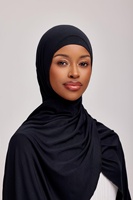 2022 Premium bambou Modal Jersey châles écharpes coton Jersey foulard Double boucle instantané Jersey Hijab pour les femmes