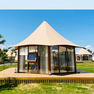 Carpa de Lujo Permanente para Safari y Glamping, Ideal para Hostelería, Bodas, Fiestas, Almacenes, Fabricada en Madera, Acero y Aluminio - Product Image 2