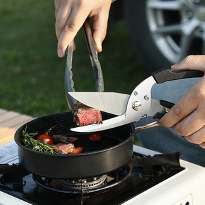 Đa chức năng Heavy-Duty kéo nhà bếp thép không gỉ gia cầm kéo ngoài trời có tính năng PP xử lý cho gia cầm xương gà - Product Image 2