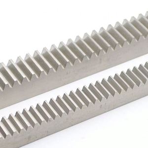 เฟืองแร็คพินชั่น CNC แบบสั่งทำพิเศษ 45 #   เหล็กขึ้นรูปทรงเกลียวตรง ได้รับการรับรองมาตรฐาน ISO9001 การหล่อขึ้นรูปที่มีความแม่นยำ ยี่ห้อ MIGHTY มือสอง - Product Image 3