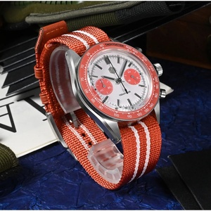 San Martin SN0116JS New <b>Chronograph</b> VK64 Quartz Watch Original Design 39.5mm Men Sports Business Dress Watches Waterproof 100m - Product Image 2