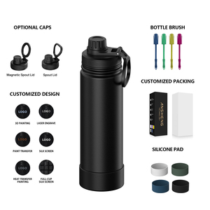 Botella de Agua Térmica de Acero Inoxidable de Doble Pared con Logotipo Personalizado de 24oz 32oz - Product Image 2