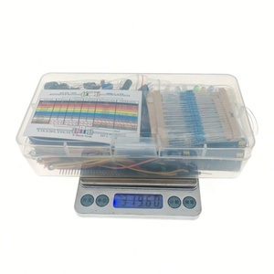 Kit Básico de Componentes Electrónicos Mejorados con Placa de Pruebas de 830 Puntos, Resistores, Condensadores, LED y Potenciómetros - Product Image 4