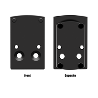 SPINA OPTICS Adaptateur de plaque de visée à point rouge anodisé dur haute pression personnalisé Accessoires de portée optique de montage de visée tactique