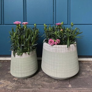 Lotes al por Mayor de Macetas de Cerámica Esmaltada para Exteriores, Macetas de Jardín para Decoración del Hogar, Balcón, Bonsái, Recubrimiento en Polvo - Product Image 3