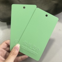 Poudre de polyester électrostatique thermofissile, résistante aux UV, peinte par pulvérisation, motif sable vert pomme, pour plastique