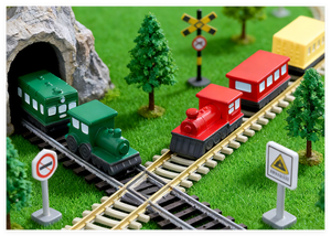 Figurines <span class=keywords><strong>de</strong></span> Noël en résine peintes à la main, cadeau créatif personnalisé, modèles réduits <span class=keywords><strong>de</strong></span> trains <span class=keywords><strong>de</strong></span> dessin animé 3D réalistes, <span class=keywords><strong>collection</strong></span> <span class=keywords><strong>de</strong></span> voitures, jouets pour enfants - Product Image 6
