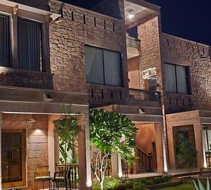 Hand Carved Red Sandstone Archway and Pillars for Luxury Villa Entrance <b>Decorative</b> Natural Stone Garden and Palace Architecture - Product Image 3