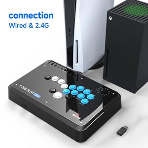 Manette d'<span class=keywords><strong>arcade</strong></span> sans fil MAYFLASH F700 FLAT Elite sans levier avec boutons Sanwa compatibles avec <span class=keywords><strong>PS5</strong></span> - Product Image 3