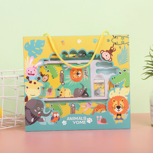 Set di cancelleria Cartoon per bambini premio asilo regalo per imparare confezione regalo di inizio scuola primaria set di cancelleria - Product Image 5