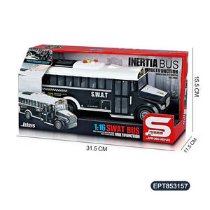 EPT 1 16 inerziale elettrico musica leggera giocattolo scuola porta di apertura a due piani Kid City altri veicoli <span class=keywords><strong>Mini</strong></span> Bus per regalo di natale - Product Image 6