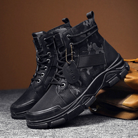 Bottes de combat tactiques pour hommes, hautes, camouflage jungle, antidérapantes, résistantes à l'usure, pour le désert, les sports de plein air, la randonnée