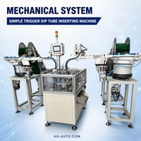 Machine d'insertion automatique de tubes de précision pour pistolets, dispositif stable d'assemblage de tuyaux de pistolets de pulvérisation