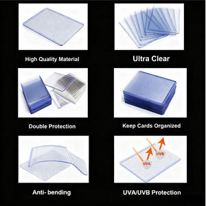 Cartes à collectionner Pokemoned cartes <span class=keywords><strong>de</strong></span> jeu <span class=keywords><strong>de</strong></span> sport pochettes en plastique dur transparent emballage personnalisé direct d'usine chargeur supérieur <span class=keywords><strong>de</strong></span> <span class=keywords><strong>carte</strong></span> 35PT - Product Image 4