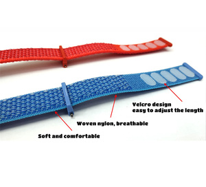 Bracelet en nylon sport 20 mm 22 mm pour Samsung Galaxy Watch, bracelet pour Xiaomi Redmi Watch, Correa pour <span class=keywords><strong>Garmin</strong></span> - Product Image 2