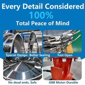 Máquina agitadora de esquisto de acero al carbono Durabel, separador de pantalla vibratoria redonda a prueba de polvo con motor ABB - Product Image 4