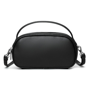 Nouveaux sacs à main pour femmes en cuir véritable et PU, à la mode, polyvalents, petits, carrés, avec fermeture éclair, pour un usage quotidien, vente en gros transfrontalière - Product Image 1