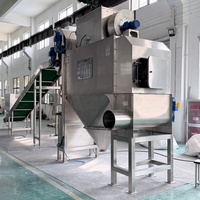 Machine à vidanger les sacs entièrement automatique en acier inoxydable 316L de qualité alimentaire / Ligne de production de brise-sacs