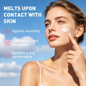 Crème solaire SPF50 en forme de cœur, marque privée OEM, avec vitamine E et astaxanthine pour une protection UV, anti-transpiration, crème solaire sportive - Product Image 4