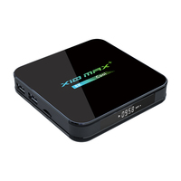 Prévente X10 Max+ Android 9.0 Smart TV BOX Amlogic S905X3 Lecteur multimédia 4 Go 32 Go 64 Go Prise en charge 4K WIFI H.265 Décodeur 2G 16G