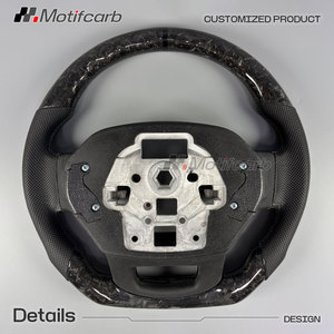 Volante Personalizado de Fibra de Carbono Forjado Negro para Ford F-150 Raptor Shelby R XL XLT 4x4 Tremor STX 2019-2025 - Product Image 5