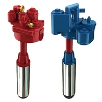 Pompe à carburant submersible Franklin FE Petro Veeder-Root à vitesse fixe 0,75-1,5 CV, turbine à gaine bleue et rouge