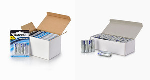 แบตเตอรี่แห้ง GMCELL ยี่ห้อ 1.5V AA ชนิดซิงค์คาร์บอน สำหรับเครื่องใช้ไฟฟ้าในบ้านและของเล่น  งานหนัก  หมายเลข 5 R03P R6P R14P 6F22 ใช้กับวิทยุ - Product Image 5