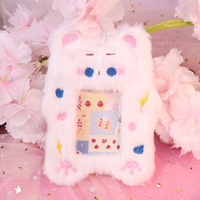 Vente en gros personnalisée Animal Kpop peluche porte-cartes porte-badge Photocard étui de protection pour les cadeaux de bienvenue
