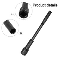 Clé à douille électrique pour vis étroites, de 8 mm à 19 mm, avec fonction de préhension améliorée et conception à haute adhérence