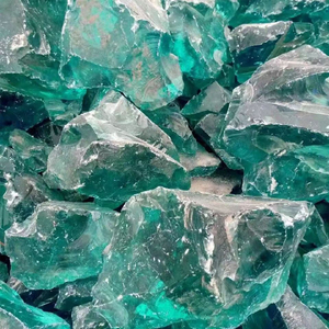 Grande roche décorative en verre broyé colorée bleu marine pour <span class=keywords><strong>baie</strong></span> <span class=keywords><strong>vitrée</strong></span> - Product Image 6