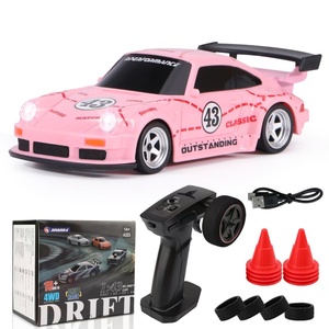 SJY-4310/4311 Coche de Derrape RC 1/43 con Giroscopio, Versión Mejorada 2.4G, Mini Coche de Carreras de Derrape con Control Remoto 4WD, Conos de Tráfico - Product Image 2