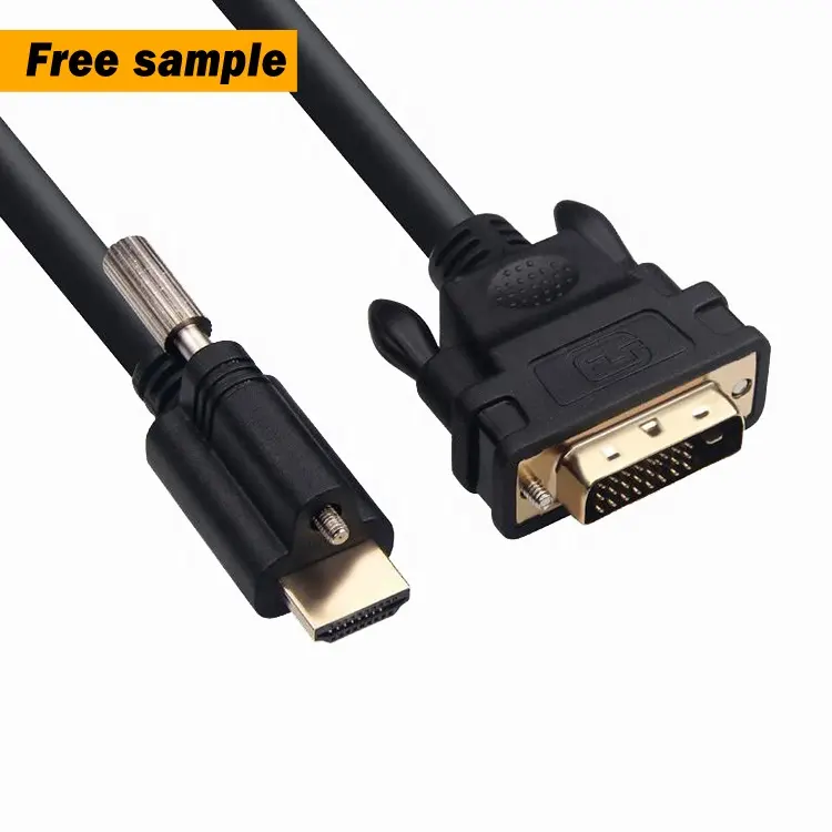 Amazon hot sell 1080P 1m 1.5m male pack of 2 hdmi bi-direction HD conversion PS3 graphics card hdmi to dvi cable