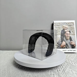 เครื่องประดับผมฮิญาบแบบมงกุฎ 3 มิติ รุ่นใหม่ วัสดุไนลอนกันลื่น สำหรับสุภาพสตรีชาวมุสลิม - Product Image 4