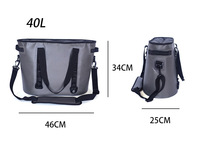 Sac isotherme pour aliments de 20 L en PU, imperméable, portable, glacière thermique pour le camping en plein air, la randonnée